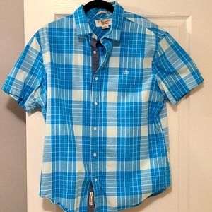 Penguin button-down short sleeve shirt - M